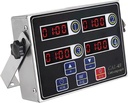 Multi Channels Digital Kitchen Timer LCD Display Reminder Clock, Cooking Reminder Bakery Fryer Timer for Baking Commercial, 4 Channels