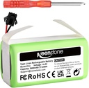 Replacement Battery Compatible with eufy RoboVac 11 11C 11S Plus 11S MAX 12 15C 15C MAX 15T 25C 30C G10 Hybrid G30 Edge R500 R450 & Ecovacs Deebot N79 N79S N95 DN622 661 | 14.4V 2600mAh