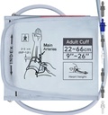 XXXL Blood Pressure Cuff, 9”-26” (22-66CM) Extra Large Cuff Compatible with Omron BP Monitor, Replacement XXX-Large Cuff for Adult Big ARM, with 7 Connectors