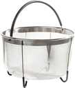 Instant Pot Accessories Steamer Mesh Basket Stainless steel Good for cooking, boiling and frying Eggs, Vagetables and pasta, Fits a 6 quart pressure cooker (6 QT)