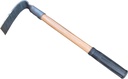 Forged Hoe, Forged Adze Grubbing Hoe, Solid Mattock Pick Digging Tool, 17-Inch Mini Grub Hoe 1LB