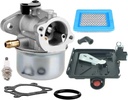 799868 Carburetor Compatible with Briggs & Stratton 498170 799872 694202 497586 498254 790821-14111 Carburetor +795259 Air Filter Cleaner Primer Base By LEIMO