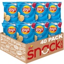 Lay's Salt & Vinegar Flavored Potato Chips, 1 oz Bags, (40 Count) (Packaging May Vary)