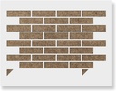 Running Bond Brick Pattern Wall Stencil - Bond Stencil, Running Stencil, Pattern Stencil, Wall Stencil - Create Your Own Space