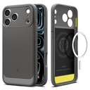 Spigen Rugged Armor MagFit Pouzdro pro iPhone 17 / 18 Pro Max, Gray