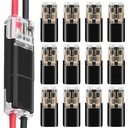 Balení 12 2 Pin kabelové konektory Plug, Připojení přípojky Car Plug, 18-224WG Wire Quick Splice Connector, Cable Crimp Connector, Cable Connector