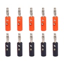 Elektronické koření 4mm Banánový konektor Plug (5 párů)