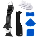 King & Charles Silicone Caulking Tool Kit, 3in1 Caulk & nástroj na odstraňování strun