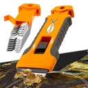 Razor Blade Scraper Tool s 15ks Extra Blades, Čištění Razor Scraper pro sklo, Sklo Top Sporák Scraper pro Pekárenské dveře, Cooktop Scraper, Sklo Scraper Čištění Paint ze skla