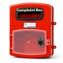 Haveit ® Přední dveře nástěnná montovaná těžká plastová schránka, náčrt box, Compliant box for Home / Offices / Colleges / Institutions / Schools with Lock (červená barva, 25 cm x 26 cm x 11 cm)