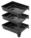 Bates- 9 Inch Paint Tray, 3 Pack, Paint Roller Tray s hlubokou kapacitou
