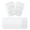 16PCS Bílé plastové malby - Základní pro malířské strany, DIY řemesla, a malování