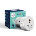 Wipro 10A inteligentní zástrčka s monitorováním energie - vhodné pro malé spotřebiče, jako jsou televizory, elektrické kotle, mobilní a notebookové nabíječky (Pracuje s Alexa a asistent)