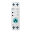 Blackt Electrotech BT74M 63A Wi-Fi Circuit Breaker with Energy Metering CLANE124; 90-250V DIN Rail Mount CLANE124; Remote Control, Timer, & Power Monitoring CLANE124; Kompatibilní se Smart Life, Alexa & Home