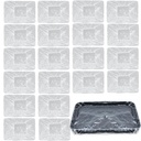 20Pcs Disposible Paint Tray Liners 18 Inch Paint Roller Tray Liners Paint Pan Liners Plastové Paint Tray Liner Bag kryje velké Paint Roller Tray Liner Set pro House Walls Celoplošné malby