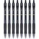 PILOT G2 Premium Gel pera, Fine Point 0.7mm, Black Ink, 8- Pack