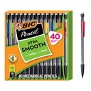 BIC Xtra hladký mechanický tužka, 0,7 mm střední bod, 40- Count Pack