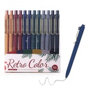 WY WENYUAN Metal Ballpoint pera, 1.0mm hladké psaní černý inkoust, estetické kovové pero s klipem, Elegantní kancelář škola dárkové pero pro učitele, ženy, spolupracovníky, novinářské poznámky