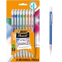 BIC Xtra- Sparkle číslo 2 Mechanické tužky, 24- Count Pack, 0,7mm bod