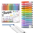 Sharpie S- Note Creative Highlighters, Assid Pastel Barvy, No Bleed, Chisel Tip, 24 Počet - Barevné kancelářské dodávky