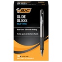 BIC Glide Bold Black Ballpoint pera, Bold Point (1.6mm), 36- Počet balení