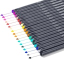 iBayam Journal Barevné propisky 18 Pack Fine Point Pen 0.38mm pro školní kancelář