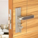 LAPO Strong Door Lock for Daily Use 124; 45x45mm Lock Body CLAS124; 60mm Cylinder CLAS124; Sedí 30-50mm Dveře Tloušťka 124; Určeno pro otevření dveře leftRight 124; 3 Brass Keys 124; Matt dokončit 124; 3 Roky záruka 124; CY-303