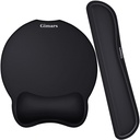 Gimars Upgrade zvětšení velké super fibre měkký hladký gel Ergonomic Mouse Pad Wrist Support a Klávesnice Wrist Rest pro počítače, Laptop, Mac, Gaming a Office, Trvalé, Pohodlné a bolest
