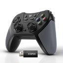 EvoFox One S V2 Univerzální 3-Mode Bezdrátový Gaming Controller, 1000Hz HallSense ™ Precision Joysticks, BT, 2.4GHz & Wired, Macros, Rychlé nabíjení typu C, PC, Mobile, Android TV, PS4 & konzole Gaming