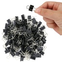 OWLKELA 120 Pack Binder Clips, 5 / 8 Inch, Black