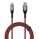 Boat typ A až C 65W Rychlý nabíjecí kabel s 480 Mbps datovým přenosem, Tangle- Free kabel v Premium Nylon Braided Design & Trvanlivé hliníkové slitiny Shell (Martian Red)