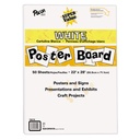 Pacon Super Value Poster Board, nepotažené, 22 "x 28", bílé, 50 listů