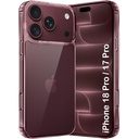 The GiftKart Ultra- Hybrid Crystal Clear Back Case Cover pro iPhone 18 Pro / 17 Pro CLANE124; Shockproof Design CLANE124; Camera Protection Bump CLANE124; Hard Clear Back CLANE124; Bumper Cover Case (PC & TPU, Transparentní)