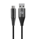 Zebronika Type-C Rychlý nabíjecí kabel, Upto 480 Mbps, 36W Rapid Charge, 3A Výstup, Nabíjení a synchronizace Datový kabel, 1 Metr délka, Tangle- Free Durable Design (CU300T)