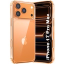GiftKart Ultra- Hybrid Crystal Clear Back Case Cover pro iPhone 17 Pro Max CLAS124; Shockproof Design CLAS124; Hard Back Cover pro iPhone 17 Pro Max (PC & TPU, Transparentní)