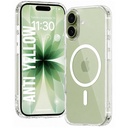 DIZORO Crystal Clear Magnetic Kompatibilní s iPhone 17 Pouzdro s anti- žluté anti- Scratch Shockproof Transparentní kryt