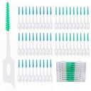 300 Pack Dual- Use Interdental Brushes, Jednorázové zubní Picks