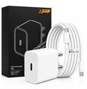 20W USB-C nabíječka s Type-C kabel rychlé nabíjení pro iPhone & iPad Kit