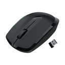 Bezdrátová myš ZEBRONICS, 2.4GHz, 3200 DPI, 3 tlačítka, Komfortable & Ergonomic, USB Nano přijímač, Power- Saving Mode, pracuje na většině povrchových ploch, pro Mac LAPtop 124; Počítač (Freego, Black)