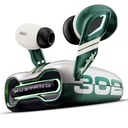 GOBULT Mustang Torq Bezdrátové v uších Earbunes s 60H Playtime, Podpora App, Quad Mic ENC, 45 ms Nízká latence, 13mm Driver, Dýchací LED, Made in India Uar Buds Bezdrátové (Zelené)