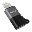 Sunce MFi Certified 8 Pin na USB-C konektor přenosný high- Speed nabíjení data Sync Audio Support Spolehlivý mobilní telefon Tablet Headphone Converter Multifunkční kabelový adaptér Black