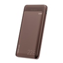 boat EnergyShroom PB300 Neo 10000mAh Power Bank with 22.5W Fast Charging, 3X Output Ports, Podporuje Android, iPhone, Tablety, sluchátka (Mocha Brown)