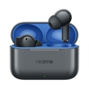 realme Buds T200 True Bezdrátové sluchátka s Hi-Res Audio, 12.4mm Dynamic Bass Ovladače, 32 dB ANC, Quad Mic, 45 ms Latency, Upto 50 hod přehrávání, Rychlý náboj, IP55 Hodnoceno, BT 5.4 (Mystic Grey)