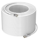 Pounce Cat6 Ethernet kabel 100M 10Gbps LAN kabel RJ45, bílý