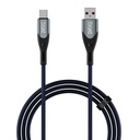 Boat typ A až C 65W Rychlý nabíjecí kabel s 480 Mbps datovým přenosem, Tangle- Free kabel v Premium Nylon Braided Design & Trvalé hliníkové slitiny Shell (Electric Blue)