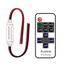 Mini RF LED Dimmer Bezdrátový dálkový ovladač s vodičem pro Single Color Strip Light 5v 12v DC 12A ovládání jasu pro 2835 3528 5050 LED Světla