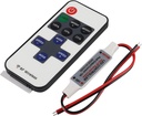 Mini RF LED dimmer s Jack 5V 12V 24V DC Jednobarevný světelný kontroler 11 klávesové bezdrátové dálkové 12A rychlost jasu nastavitelná pro 2835 3528 5050 LED Strip
