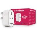 Domácí Mate WiFi Smart Plug Socket 16A (balení po 1), S monitorováním energie, Pracuje s Alexa, asistent a Siri (typ D - 16A, balení po 1)