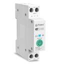 Finery 63A Smart WiFi přepínač s Over / Under napětí Overload Protection Adjable Threshold and Alarm for AC, Geyser, 1Hp vodní čerpadlo (Single Fáze), Heater Heater Heater Heaty Duty Works with Alexa & Ghome
