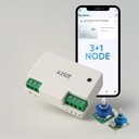 AZIOT 3 + 1 Fan Smart Switch - WiFi / Bluetooth Communication - Made in India - Časovač Funkce - Pracuje s domovem a Alexa... (3 + 1 nód)